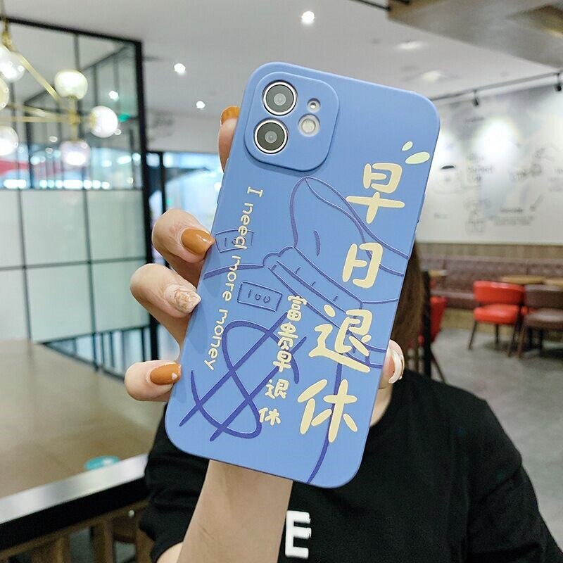 Cute cartoon cat fruit phone case for iphone 11 13 pro max 12 mini shockproof silicone cover for iphone 7 plus xr xs max x 8 se2