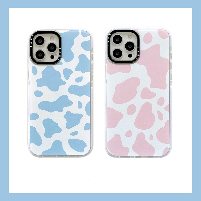 Fashion Girl gift pink blue Cream pattern soft silicon Phone Case For apple iPhone 12 Pro Max 7 8 Plus X XS XR 11 Pro cover coqu