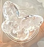 Korea Hot cute crystal butterfly bracket wavey clear soft phone case for iphone 13 12 11 Pro XS Max X 7 8Plus lovely stand Cover