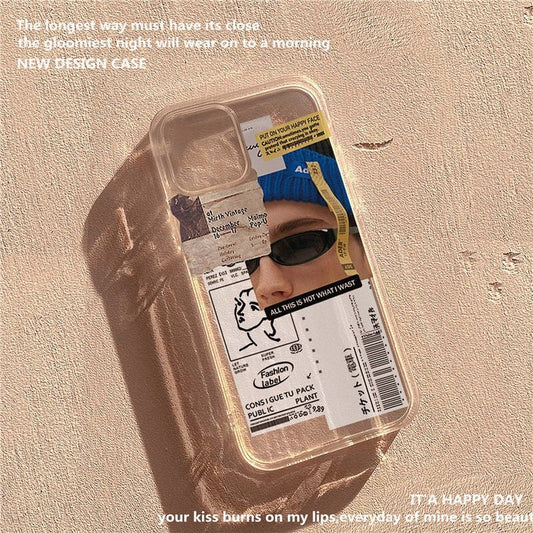 art painting phone case for iphone 13 11 pro max X XS MAX XR 6s 7 8 plus 12 mini se soft clear transparent shockproof tpu cover