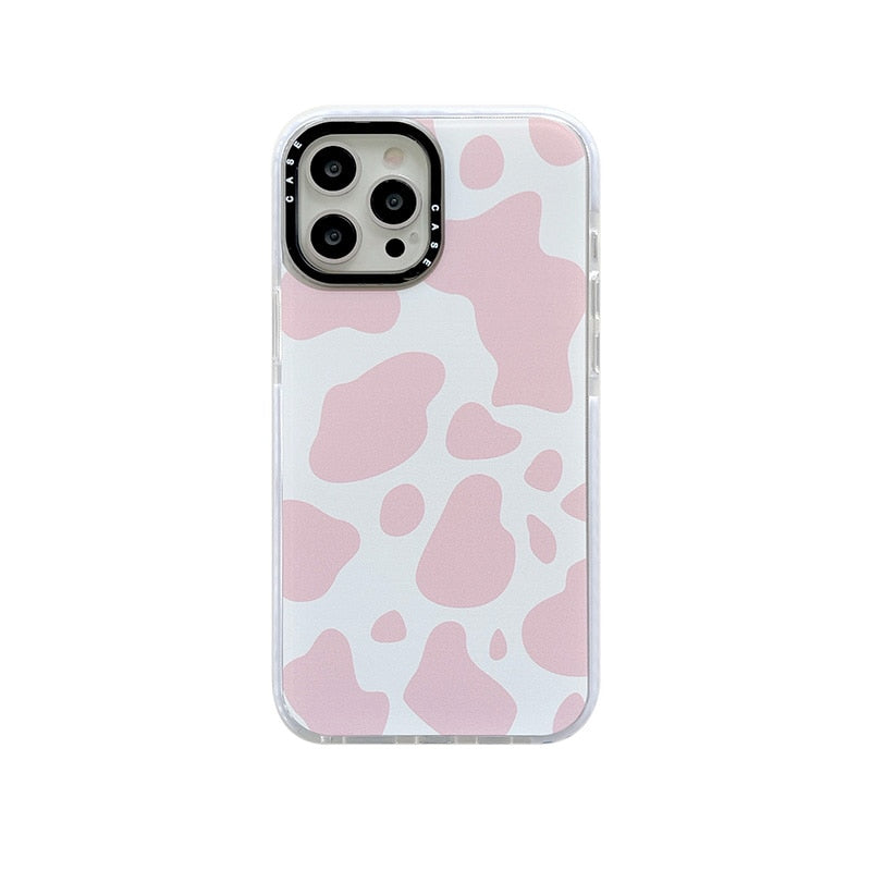 Fashion Girl gift pink blue Cream pattern soft silicon Phone Case For apple iPhone 12 Pro Max 7 8 Plus X XS XR 11 Pro cover coqu