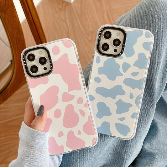 Fashion Girl gift pink blue Cream pattern soft silicon Phone Case For apple iPhone 12 Pro Max 7 8 Plus X XS XR 11 Pro cover coqu