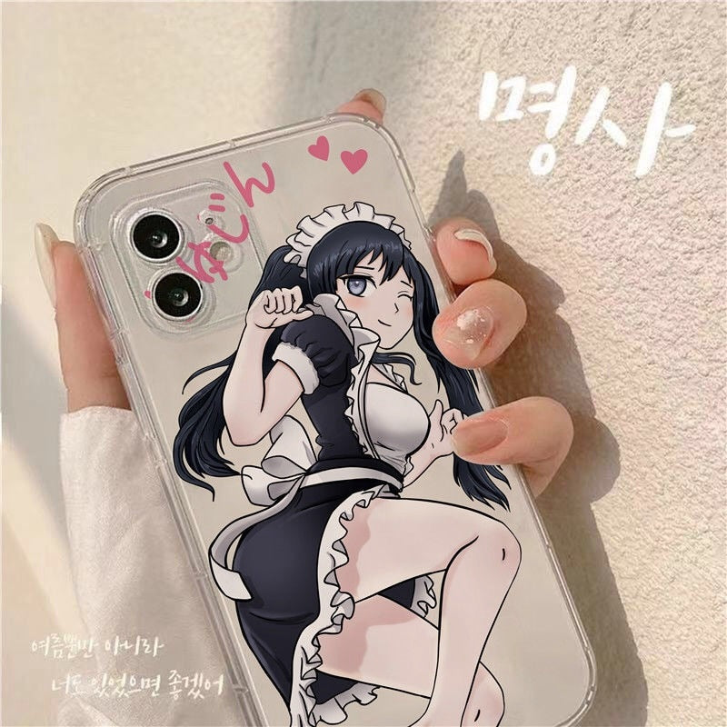 art painting phone case for iphone 13 11 pro max X XS MAX XR 6s 7 8 plus 12 mini se soft clear transparent shockproof tpu cover