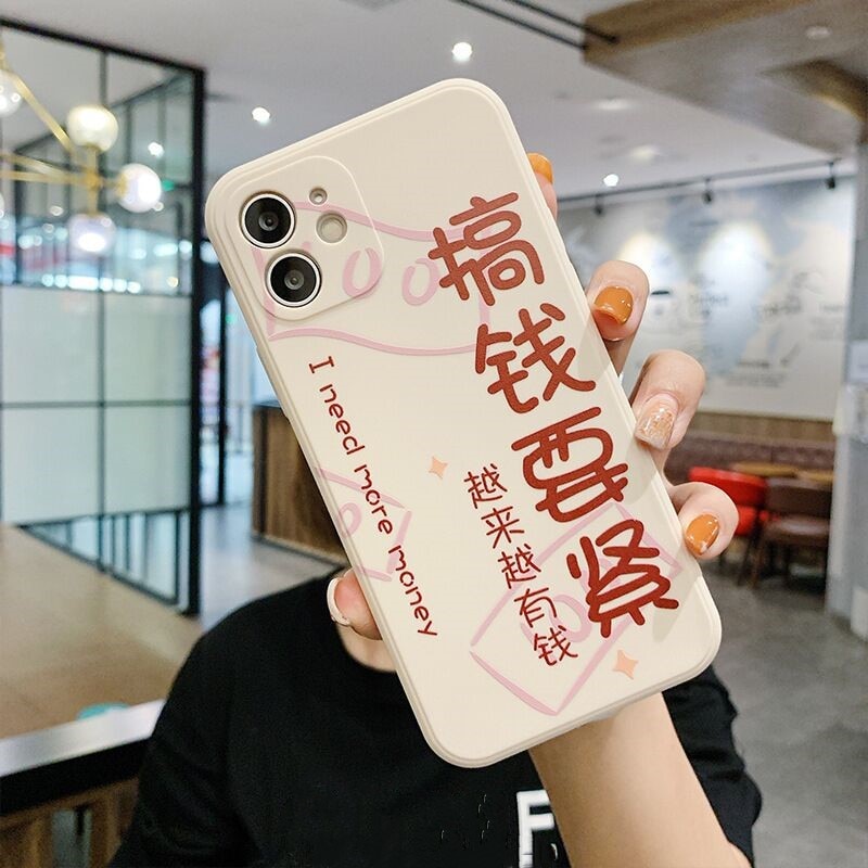 Cute cartoon cat fruit phone case for iphone 11 13 pro max 12 mini shockproof silicone cover for iphone 7 plus xr xs max x 8 se2
